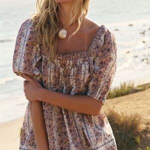 Free People Vintage Lover Blouse NWT size L